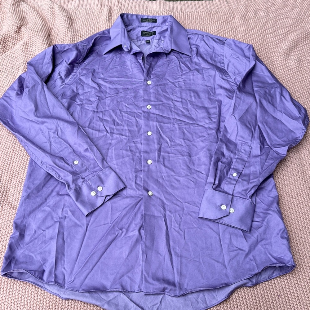 Men's Purple Dress Shirt
